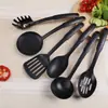 Colher espátula antiaderente conjunto de utensílios de cozinha de nylon ferramentas de cozinha doméstica alta temperatura plástico pp de grau alimentício atacado