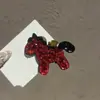 Grampo de Pônei Totalmente de Diamante Grampo Lateral para Franja Acessório de Cabelo Grampo para a Parte de Trás da Cabeça Estilo Grampo Acessório de Cabelo Grampo para Franja