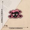 Accesorios de bordado para computadora Duoku estilo punk calavera bordado pegatinas parche insignia suministro transfronterizo pegatinas de parche pegatinas de tela adhesiva trasera