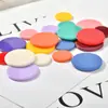 Hoja Acrílica Colorida Redonda Coreana Fruta Material para Accesorios de Pasador de Pelo Joyería Pendientes Pendientes Hechos a Mano DIY