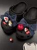 Acessórios DIY Transfronteiriços para Sapatos Crocs: Pingentes de Sapato Gato Tomate, Gato Fofo Vermelho Original Nicho Doce Cool Decorações de Sapato