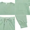Comércio eletrônico transfronteiriço elástico secagem rápida lavagem à mão conjunto de roupas escova mão roupas hospital odontológico clínica oral salão de beleza roupas de trabalho