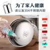 Lonchera Aislada Multicapa de Acero Inoxidable 304 para Oficinistas, Caja Bento Sellada Engrosada, Contenedor de Alimentos con Compartimentos, Termo Portátil Aislado