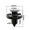Clipe de Fixação para Para-choque e Para-lama de Carro Nissan Maxima 300Zx 01553-09321