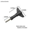 Adaptador de raquete vertical GoPro Center Small Ant 360 Long Screw Quarter Screw Clipe de telefone móvel Acessórios para câmeras esportivas