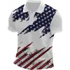 Camisas Polo de Golfe Transfronteiriças Polos com Estampa 3D Site Independente da Amazon Venda Quente Populares Casuais Culturais Polos