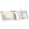 Teclado y Ratón para Gaming Viper Km800 Alámbricos a Juego Mecánico 98 Teclas Computadora de Escritorio Portátil