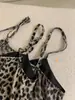 WGWE9531 Guangzhou Trece Líneas Ropa para Mujer 2026 Nuevo Estilo Petite Estilo Chica Popular Estampado de Leopardo Ajuste Delgado Camisola Verano