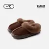 Sapatos de Algodão com Acabamento em Pele para Mulheres no Comércio Exterior, Pantufas Quentes Antiderrapantes de Pele para o Inverno, Pantufas de Algodão Acolchoadas para o Inverno, Botas de Neve de Pelúcia