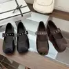 Nueva colección de otoño 2026: Zapatos planos Mary Jane retro franceses, bailarinas de una sola tira para mujer, zapatos pequeños de piel