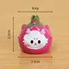 Micro Paisagem Criativa Desenho Animado Doze Signos do Zodíaco Frutas Miniaturas Decorações DIY Acessórios de Saquinho Surpresa Enfeites de Mesa