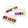 Fabricante Transfronteiriço Exporta Conjunto de Pintura Combinado Color-Blocking com Listras Arco-Íris de 6 Cores, Base Água, Fácil de Limpar, Leve