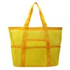 Bolsa de Playa Transfronteriza de Malla con 8 Bolsillos, Neceser, Bolsa de Almacenamiento para Juguetes, Bolsa de Malla Hueca de Gran Capacidad