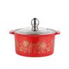 Olla Individual Pequeña Gruesa, Una Persona, Una Olla, Olla Pequeña Giratoria Comercial de Autoservicio, Cocina de Inducción, Olla Especial Anti-Escaldaduras para Shabu-Shabu