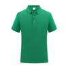 Camisa publicitaria de manga corta con solapa de verano, ropa de trabajo, camiseta de algodón con logotipo, camiseta tipo polo con estampado bordado
