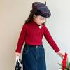 Colete de Lã para Meninas Outono e Inverno 2025 Novo Estilo Colete Externo Super Bonito Infantil Roupa de Inverno de Lã Polar para Bebê