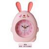 Reloj despertador pequeño con diseño de conejo de dibujos animados, reloj colgante, adorno de mesita de noche para niños, regalo de cumpleaños, reloj sencillo, regalo para estudiantes