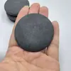 Pads de Pedra Cinza para Venda no Atacado 40mm para Salões de Beleza, Moxabustão, Gua Sha e Aparelho de Moxabustão Quente, Pads de Pedra Convexos de Lado Único