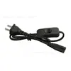 Fonte de Suprimento de Comércio Exterior Transfronteiriço: Fio com Interruptor Figura 8 Cauda de Pato Padrão Nacional 303, Universal para Luminárias e Pequenos Eletrodomésticos, Fio com Interruptor Figura 8 de Dois Pinos