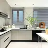 Muebles para el Hogar Hechos a Medida E0/Enf, Gabinetes de Madera Maciza Personalizados para Toda la Casa, Juego de Gabinetes Minimalista Moderno Italiano de Lujo Ligero