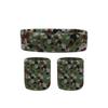 Deportes Camuflaje Cuadrado Jacquard Muñequera Diadema traje Correr Aire Libre Baloncesto Sudor Muñeca Muñequera Sudor Absorbente Diadema