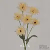 Arranjo de Chão com Flores Artificiais Cor de Champanhe, Rosa de Casamento, Hortênsia, Material de Flores para Corredor de Teto, Arranjo de Decoração para Auditório