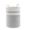 Cesto de Armazenamento Portátil de Corda de Algodão Tecido Cesto de Armazenamento Cesto para Roupa Suja Cesto para Armazenar Brinquedos Cesto de Armazenamento Doméstico Armazenamento de Roupa Suja