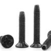 Parafuso triangular de cabeça escareada autoatarraxante de travamento de cabeça chata de aço inoxidável 304 atacado M3/M4/M5/M6