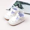 Zapatos Nuevos de Primavera y Otoño para Bebé de 0.1 Años Calzado Antideslizante para Niños Pequeños Zapatos Casuales de Estilo Retro con Flores Pequeñas de Moda Bmb4001