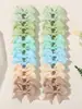 Conjunto Europeu e Americano Mais Vendido de Presilhas de Cabelo com Laço para Crianças Mini Presilha de Cabelo de Bebê Cor Pura Menina Simples Presilha Lateral 325