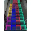 Fábrica de Guangzhou Piso Espelhado Abismo 3D Luz Palco Bar Piso de Indução Luminoso Fixo Espelho de Mil Camadas Personalizado Carregamento por Sucção Magnética