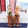 Casamento Romântico Memorial Resina Boneca de Pés Pendurados Artesanato Enfeites Atacado