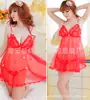 Lingerie Sexy, Camisola Sexy de Renda Plus Size, Conjunto de Pijama de Três Peças Tentação, Peça Única Dropshipping