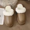 Chinelos de Inverno Personalizados para Mulheres, Sapatos de Algodão para Casa, Quentes e de Veludo para Usar ao Ar Livre, Sapatos de Interior Que Parecem Pisar em Merda, Novos Sapatos Birkenstock para Mulheres