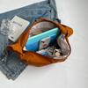 Estilo japonês impermeável nylon casual saco de pano de um ombro para mulheres novo design sentido nicho grande capacidade commuter lona saco tote