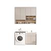 Muebles de Aluminio, Personalización para Toda la Casa, Ahora Simple Gabinete Impermeable y Protector Solar para Balcón del Hogar, Gabinete de Lavandería de Aleación de Aluminio, Gabinete Integrado