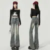 Jeans Acampanados Vintage de Tiro Alto para Mujer Verano 2025 Delgados Nuevos Ajuste Delgado Petite Populares Pantalones Bootcut