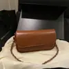 Bolsa de Ombro Único Transversal Corrente de Alta Qualidade Retrô Luxo Leve Moda Outono 2026 Simples Versátil Design de Nicho