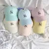 Gorra de Béisbol Bordada con Perro Dóberman de Dibujos Animados y Correa a Cuadros con Lazo Estilo Coreano para Mujer, Gorra de Sol para Primavera y Verano que Hace que la Cara Parezca Más Pequeña