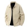 Marca da Moda Primavera e Outono Nova Cor Sólida Gola Lapela Personalizado Casaco Casual Moda Masculina Roupa de Trabalho Casaco Longo Simples Casual