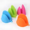 Guantes de silicona para cocina, clip de silicona aislado para guantes, guantes anti-quemaduras para cazuelas, clip antideslizante para guantes de horno microondas