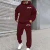 Amazon Cross-Border Nova Moda Street de Venda Quente para Homens e Mulheres Moletom com Capuz de Veludo Estampado Conjunto Hoodie Estilo Quente