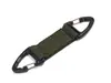 Hebilla Táctica Multifuncional para Exteriores Transfronteriza Hebilla de Montañismo Hebilla Colgante para Mochila Hebilla Doble Triángulo para Colgar en Cinturón Llavero de Colgado Rápido