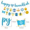 Nuevo producto transfronterizo: Banderas Decorativas Judías de Hanukkah, Banderines y Guirnaldas para Fiesta de Año Nuevo Judío