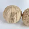 Brinquedos Personalizados para Animais de Estimação Transfronteiriços Hamster Coelho Pássaro Gato Cachorro Mastigável Molar Decoração de Feriado Bola de Corda Fina de Cânhamo