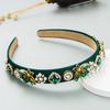Faixa de Cabeça Heming Moda Europeia e Americana Nova Abelha Incrustada com Strass e Pérolas Acessórios de Cabelo Elegante Versátil Faixa de Cabeça para Menina Acessórios