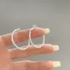 Moda Europea y Americana Elegantes Accesibles de Lujo Pendientes de Aro Grandes Brillantes Pendientes Femeninos Pendientes de Estilo Genial Pendientes Pendientes
