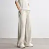 Ropa de Hombre Shanggu Verano Delgado Fresco Tencel Lyocell Hombre Transpirable Recto Pantalones Casuales Pantalones Sueltos Retro