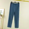 Pantalones largos casuales de verano holgados talla grande para hombre, ligeros y adecuados para usar al aire libre, pantalones para casa, pantalones de pierna recta con bolsillos, pantalones de dormir de modal