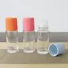 Frasco Roll-On de Grande Capacidade Grau Alimentício 30ml 50ml Vidro Óleo Essencial Frasco Roll-On Embalagem Frasco Vazio